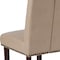 Flash Furniture Midcentury Parsons Chair, 18.5 W 27-1/2" L 39.75 H, Leather Seat BT-P-BG-LEA-GG - alternate 7